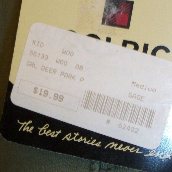 WOOLRICH NWT Girl's Sz M 5/6 Sage Green Soft Sweat Pants Drawstring Waist - Picture 4 of 7